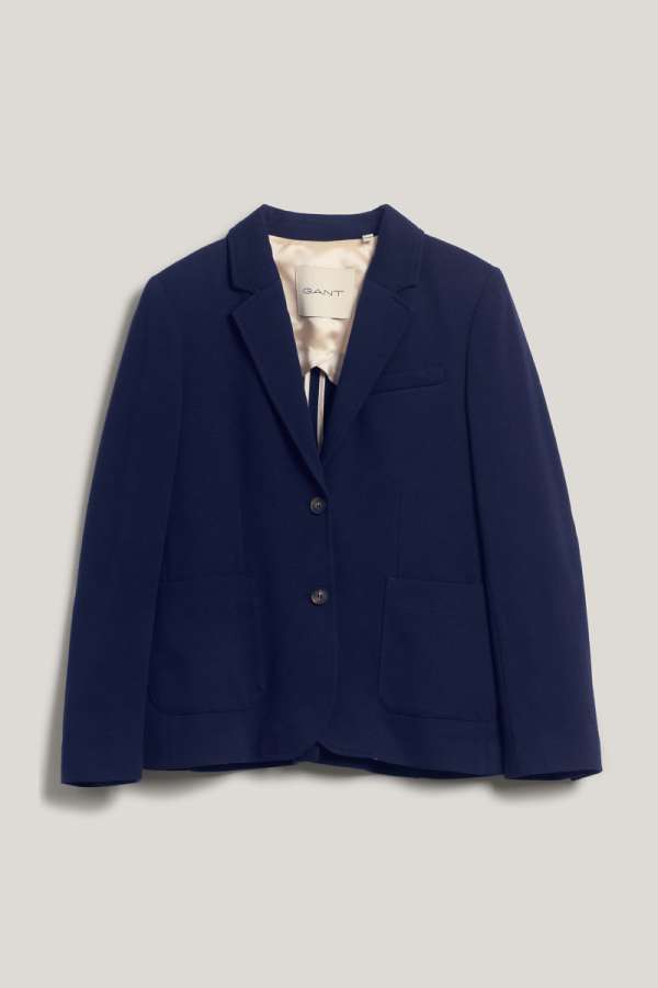 ZAKÓ GANT SLIM PIQUE BLAZER EVENING BLUE