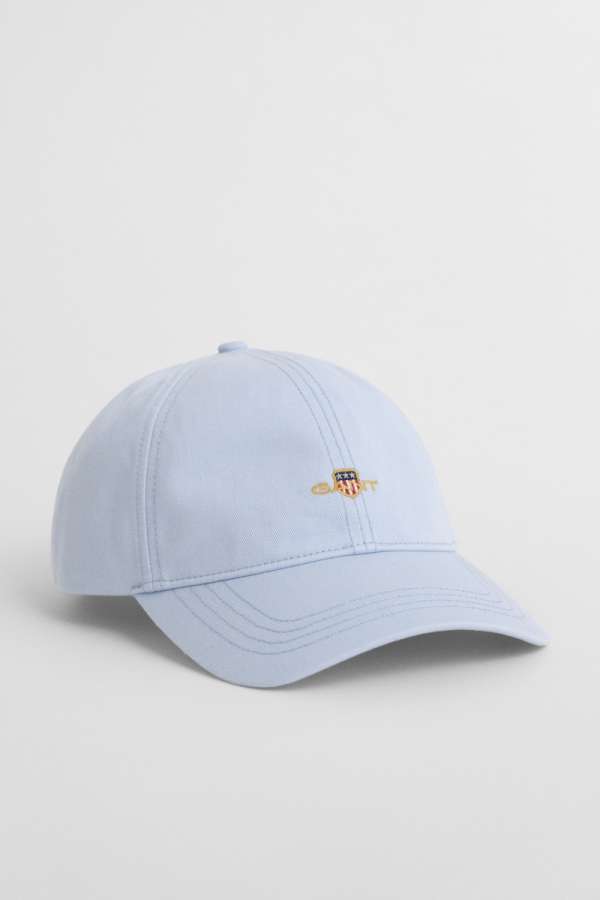 SAPKA GANT SHIELD COTTON TWILL CAP FRESH BLUE
