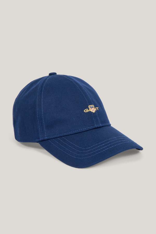 SAPKA GANT SHIELD COTTON TWILL CAP MARINE