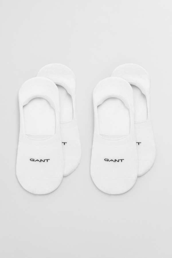 ZOKNI GANT INVISIBLE SOCKS 2-PACK WHITE
