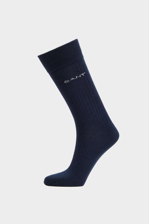 ZOKNI GANT RIB SOCKS EVENING BLUE