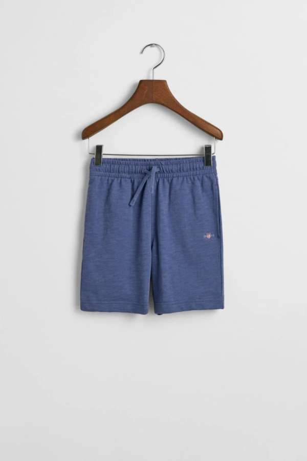 TRÉNINGRUHA RÖVIDNADRÁG GANT SHIELD COTTON SLUB SHORTS DUSTY NAVY