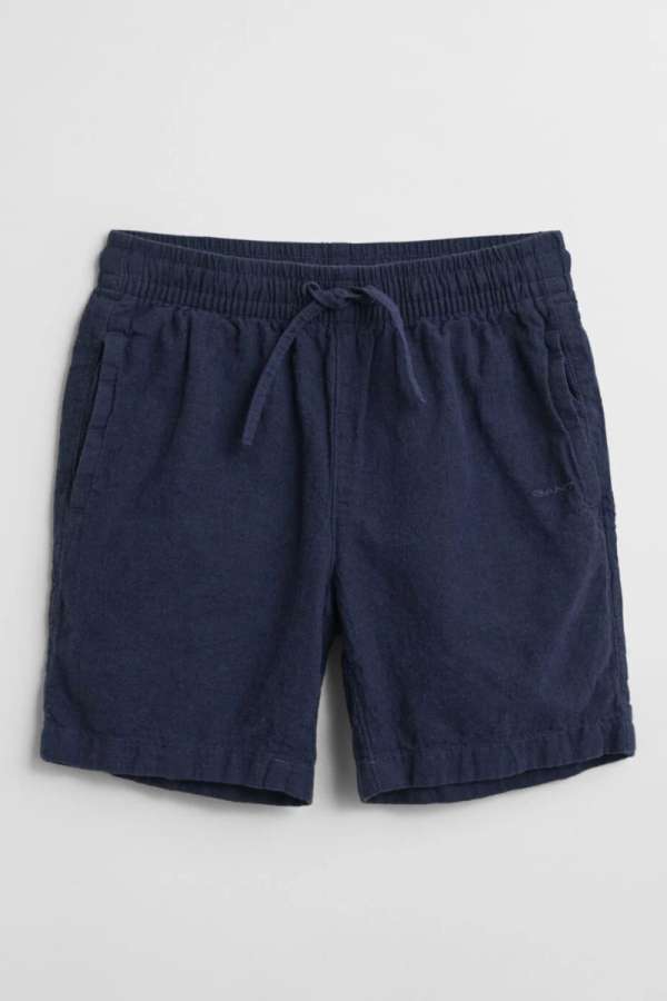 RÖVIDNADRÁG GANT COTTON LINEN SHORTS MARINE