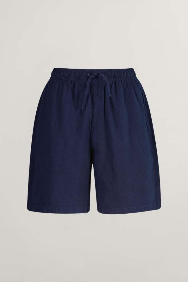 RÖVIDNADRÁG GANT COTTON LINEN SHORTS MARINE