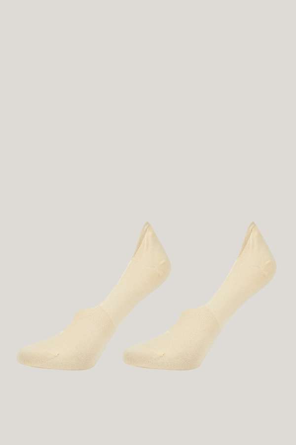 ZOKNI GANT INVISIBLE SOCKS 2-PACK IVORY WHITE