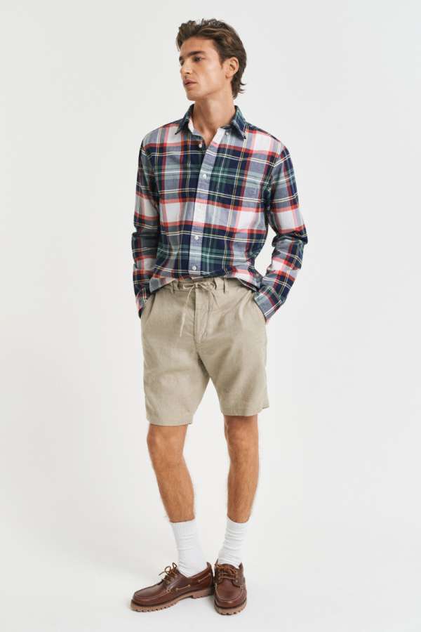 RÖVIDNADRÁG GANT RELAXED LINEN DS SHORTS DRY SAND