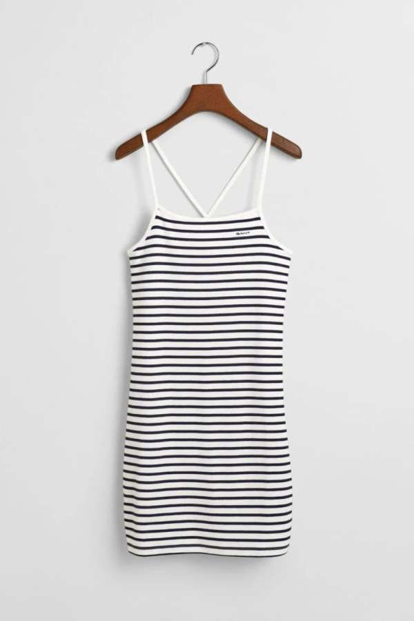 RUHA GANT STRIPED TANK DRESS EVENING BLUE