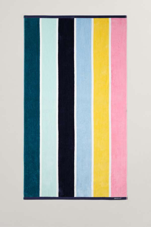 FÜRDŐLEPEDŐ GANT MULTI STRIPE BEACH TOWEL  MULTICOLOR