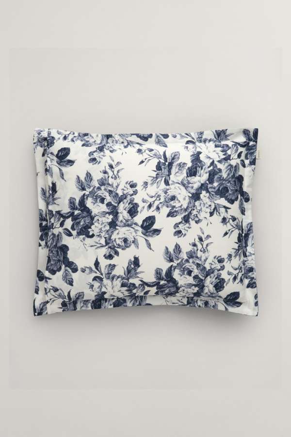 PÁRNAHUZAT GANT VINTAGE ROSE PILLOWCASE  CLASSIC BLUE