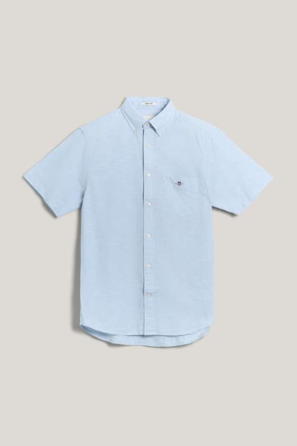 ING GANT REG DOBBY SHIRT FRESH BLUE