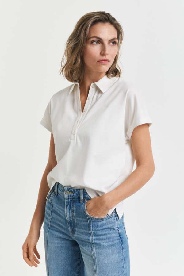 PÓLÓ GANT  PIQUE POLO WHITE