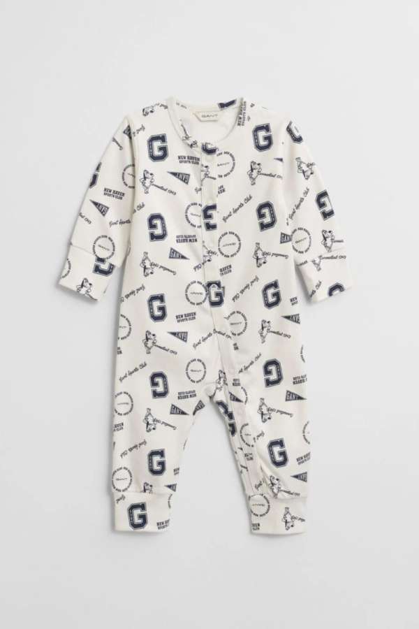 PIZSAMA GANT PRINTED AOP PYJAMA EGGSHELL