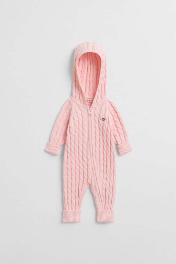 PULÓVER GANT SHIELD COTTON CABLE ONE PIECE SALMON