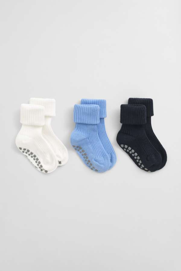 ZOKNI GANT SOCKS 3-PACK CAPRI BLUE
