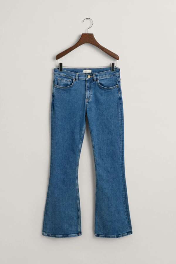 FARMER GANT BOOTCUT JEANS MID BLUE