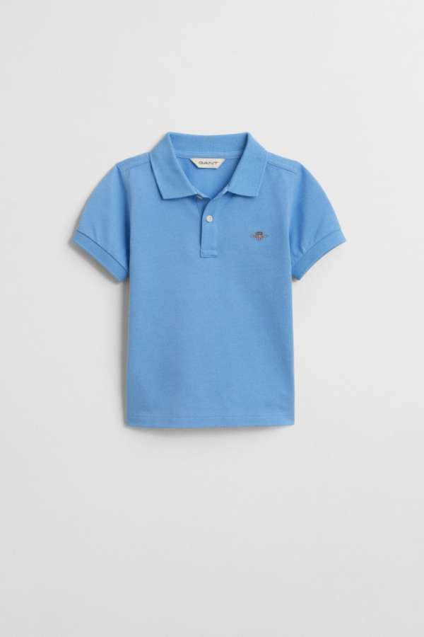 PÓLÓ GANT SHIELD SS PIQUE DREAM BLUE