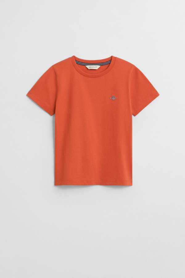 PÓLÓ GANT SHIELD SS T-SHIRT DEEP ORANGE