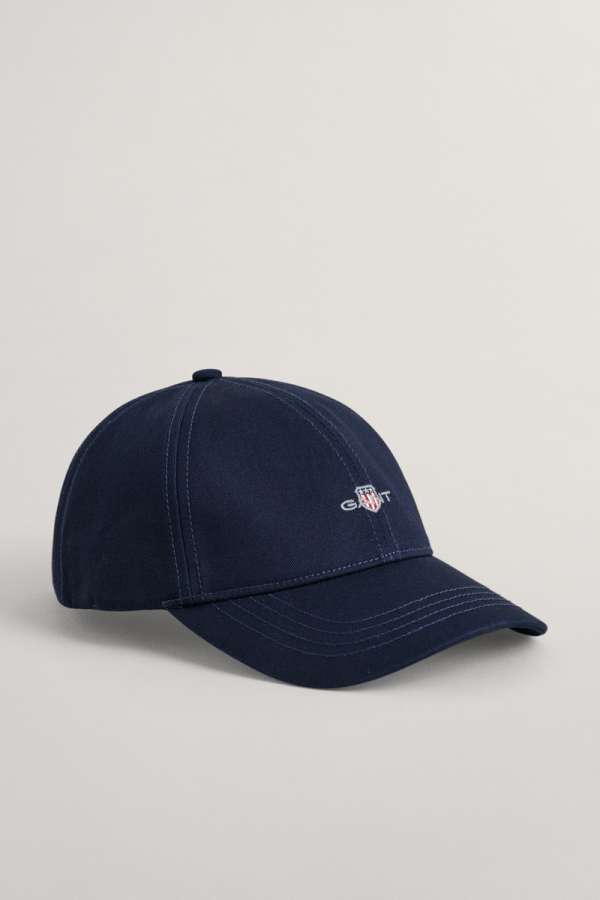 SAPKA 1-6 ÉVES GANT SHIELD COTTON TWILL CAP EVENING BLUE