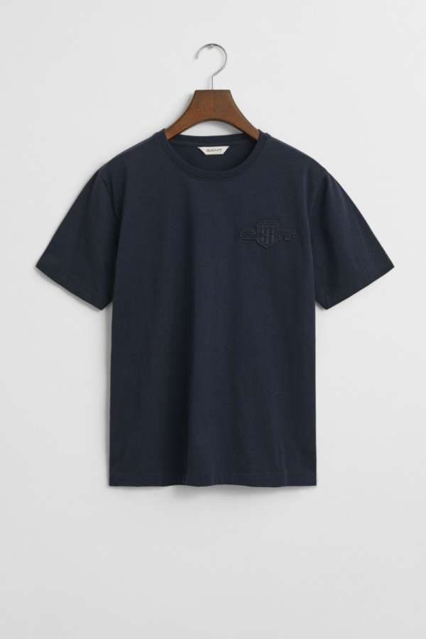 PÓLÓ GANT TONAL AS SS T-SHIRT EVENING BLUE