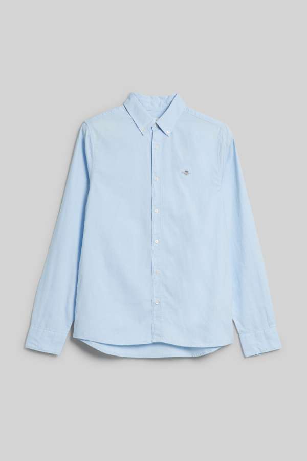 ING GANT SHIELD OXFORD BD SHIRT CAPRI BLUE