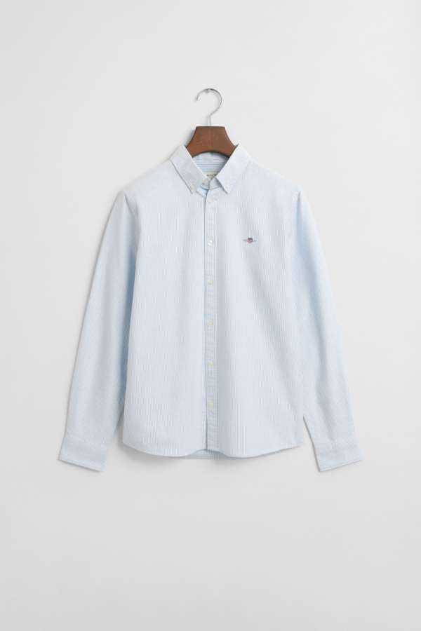 ING GANT OXFORD STRIPED B.D. SHIRT CAPRI BLUE