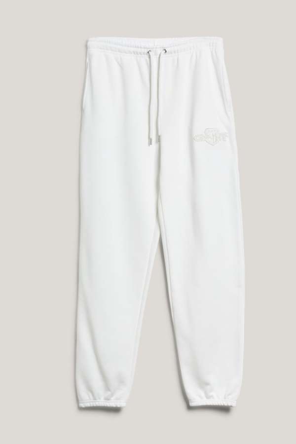 TRÉNINGNADRÁG GANT REG TONAL SHIELD SWEATPANTS EGGSHELL