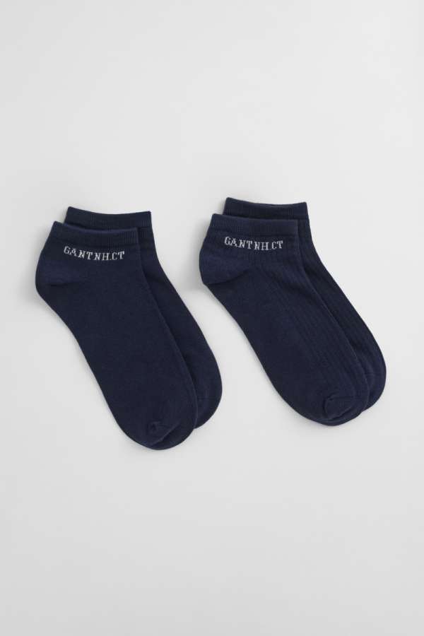ZOKNI GANT ANKLE SOCKS 2-PACK CLASSIC BLUE