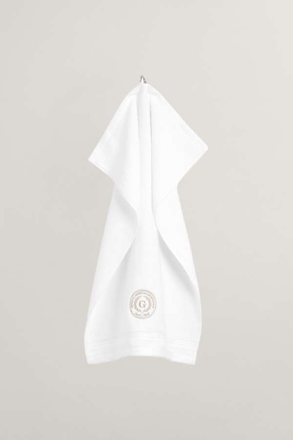 TÖRÜLKÖZŐ GANT CREST TOWEL 50X100 WHITE