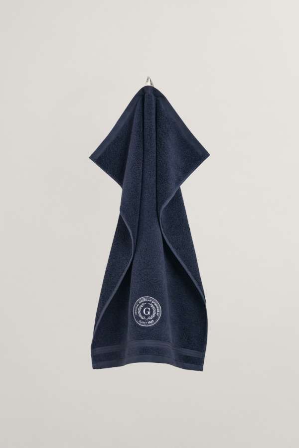 TÖRÜLKÖZŐ GANT CREST TOWEL 50X100 MARINE