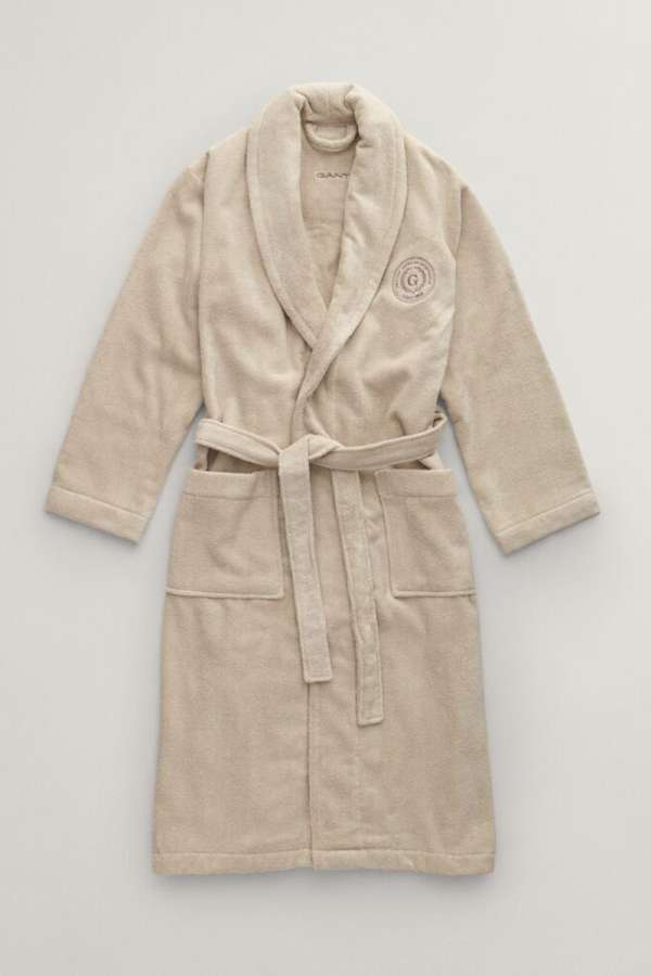 FÜRDŐKÖPENY GANT CRET ROBE PUTTY