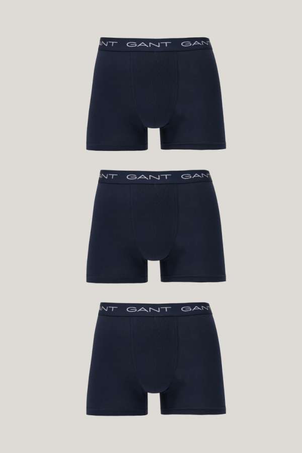 ASÓNEMŰ GANT BOXER BRIEF 3-PACK MARINE