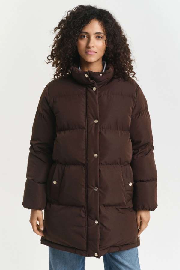 KABÁT GANT ACTIVE CLOUD COAT DEEP BROWN