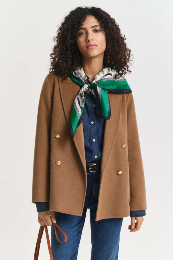 ZAKÓ GANT HANDSTITCHED CLUB BLAZER ROASTED WALNUT