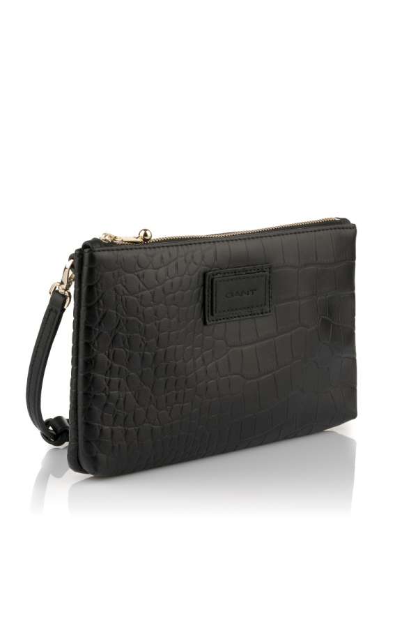 CROSSBODY GANT CROCO CROSSBODY BAG BLACK