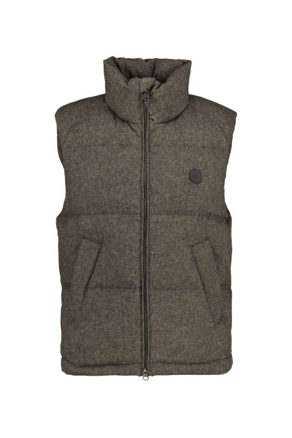 ELLÉNY GANT WOOL PADDED VEST WAR KHAKI