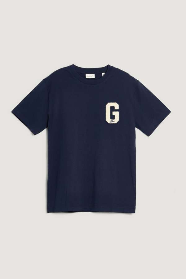 PÓLÓ GANT G BADGE  T-HIRT EVENING BLUE