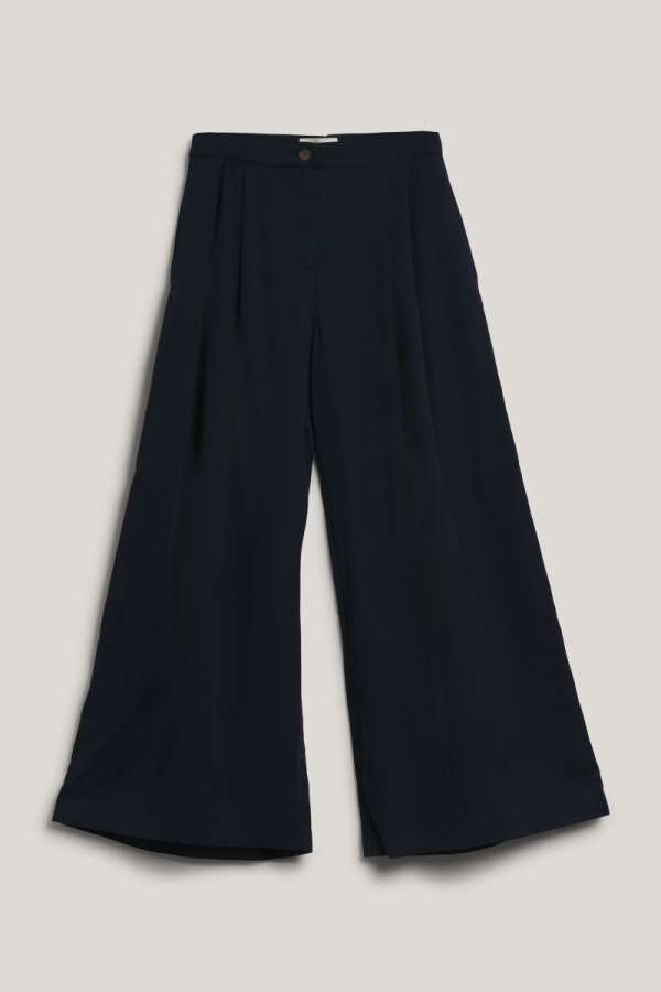 NADRÁG GANT FLUID CULOTTE PANTS EVENING BLUE
