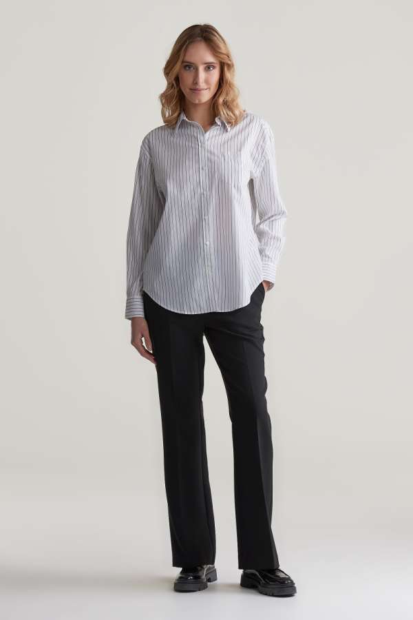 NADRÁG GANT SLIM FLARE SLACK BLACK