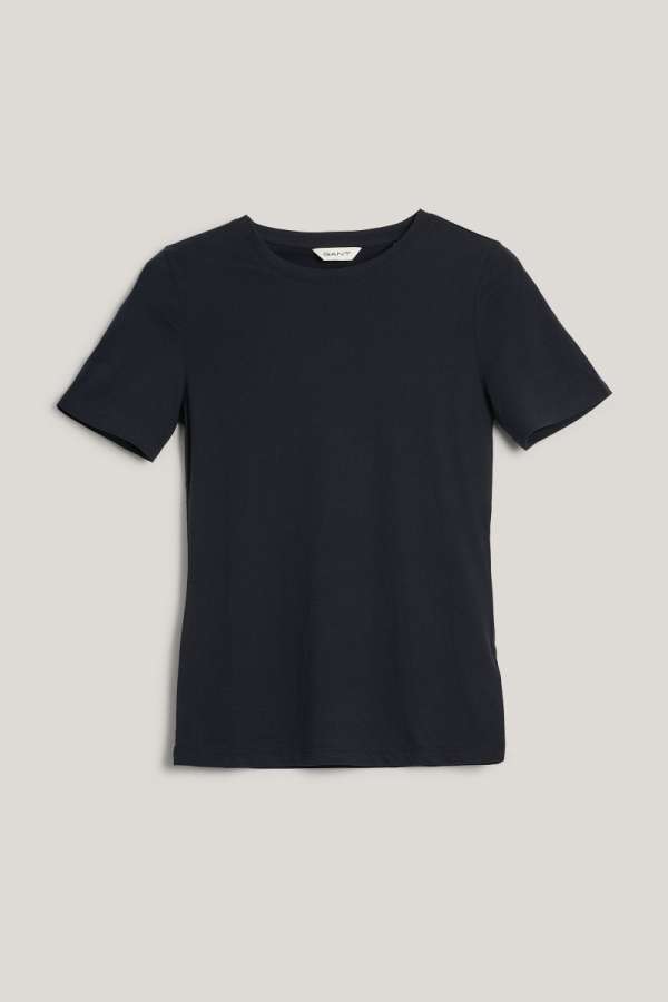PÓLÓ GANT LIGHT COTTON SS T-SHIRT BLACK
