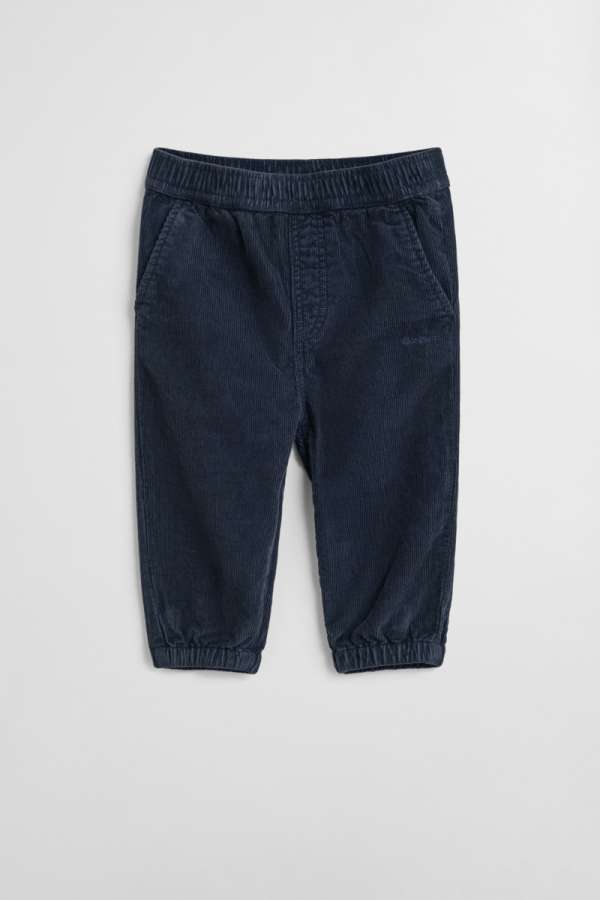 NADRÁG GANT CORD PULL ON PANTS EVENING BLUE