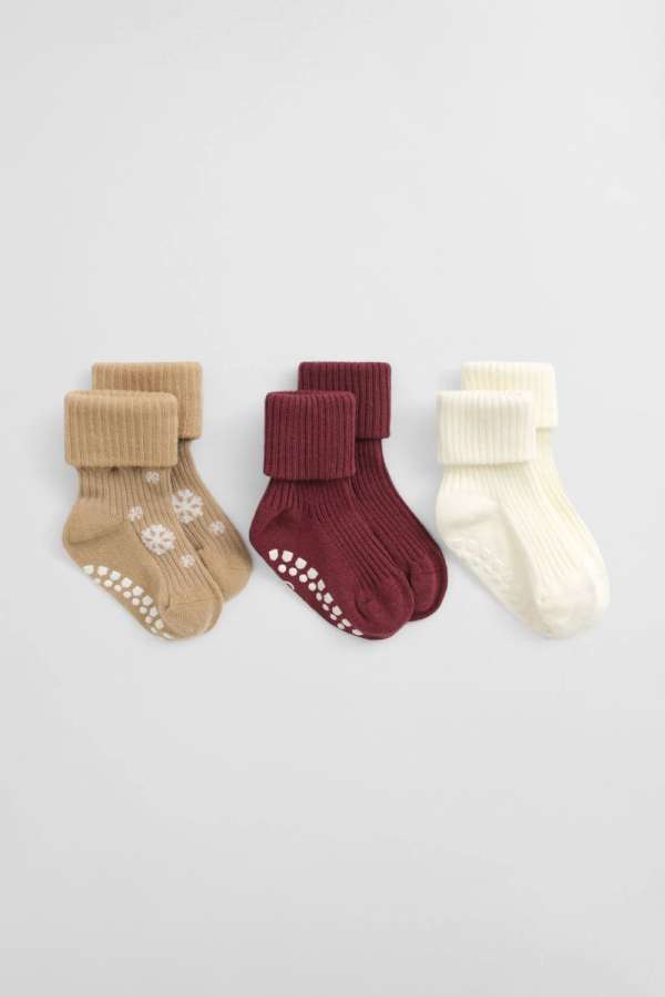 ZOKNI GANT SNOWFLAKE SOCKS 3-PACK MULTICOLOR