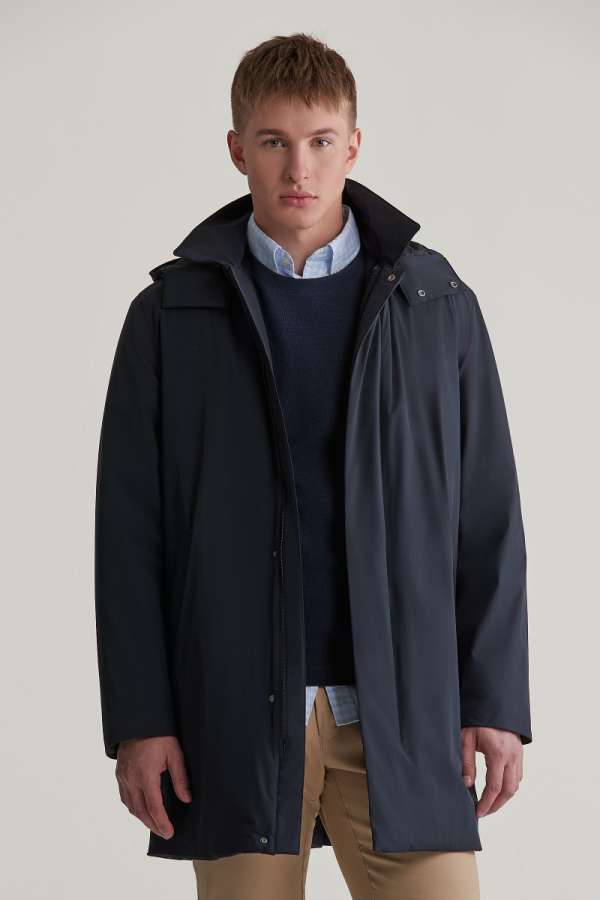 KABÁT GANT PADDED CAR COAT BACK