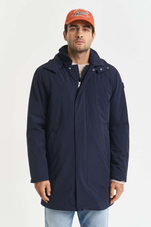 KABÁT GANT PADDED CAR COAT EVENING BLUE