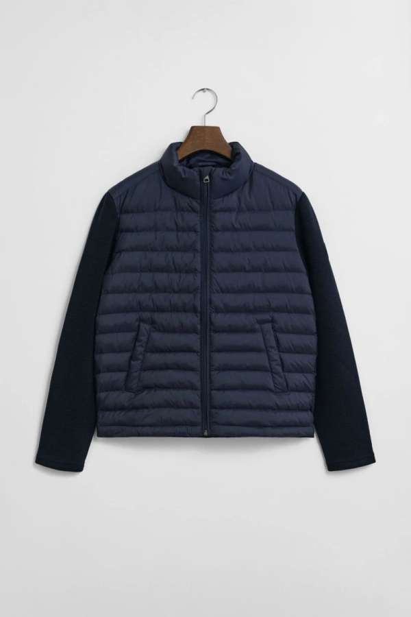 DZSEKI GANT MIXED MEDIA JACKET EVENING BLUE