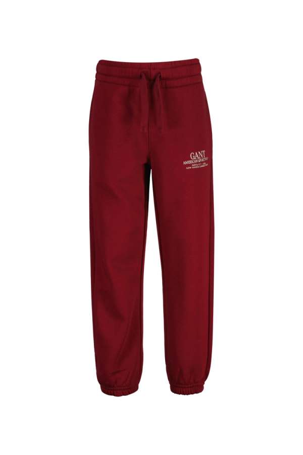 TRÉNINGNADRÁG GANT GRAPHIC SWEATPANTS PLUMPED RED