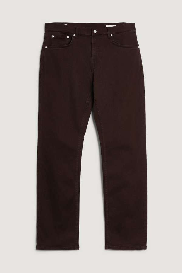 FARMER GANT REG MOLESKIN JEANS DEEP BROWN