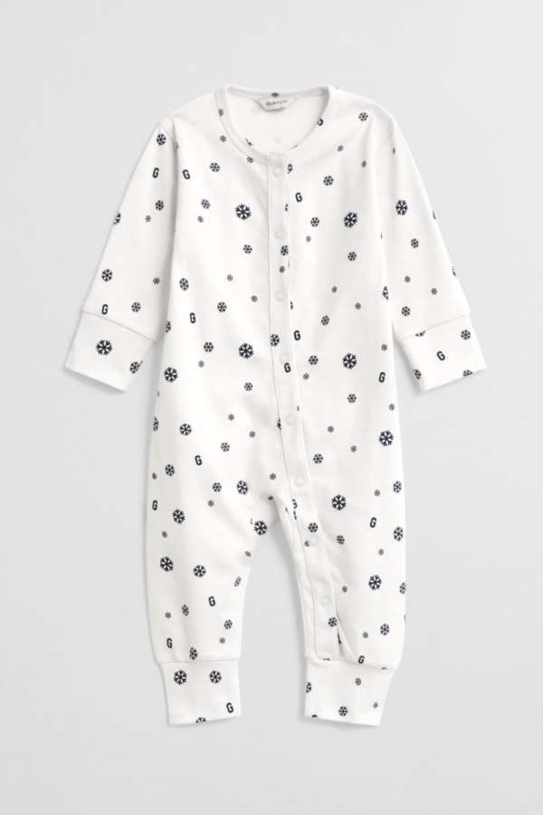 PIZSAMA GANT SNOWFLAKE AND G PRINT PAJAMA EVENING BLUE