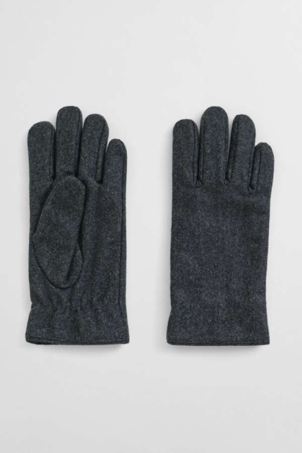 KESZTYŰ GANT MELTON GLOVES ANTRACIT MELANGE