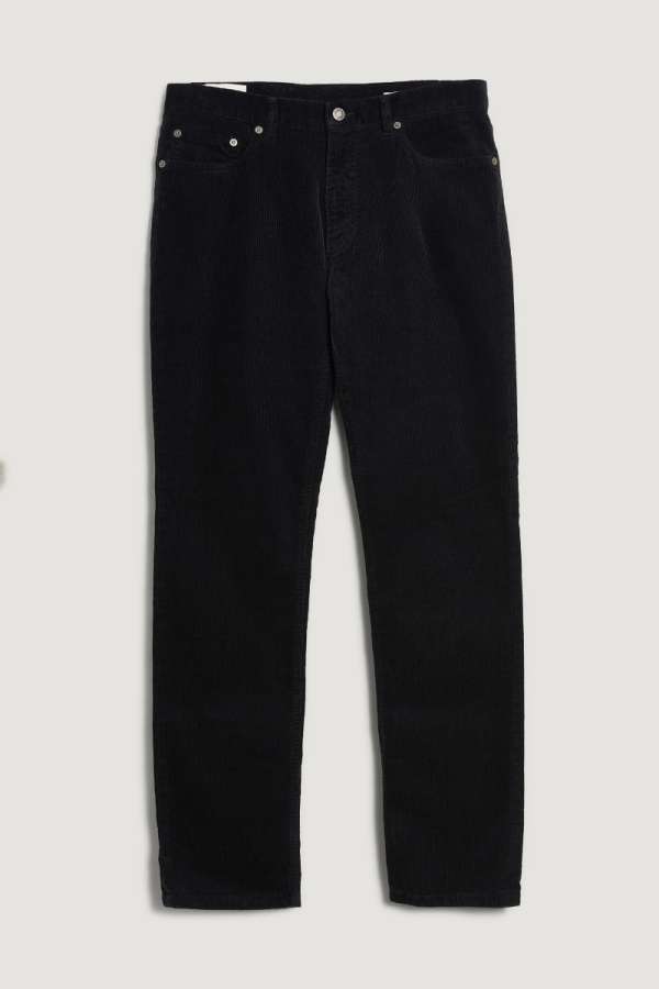 FARMER GANT REG CORD JEANS BLACK