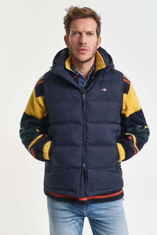 MELLÉNY GANT ACTIVE CLOUD VET EVENING BLUE